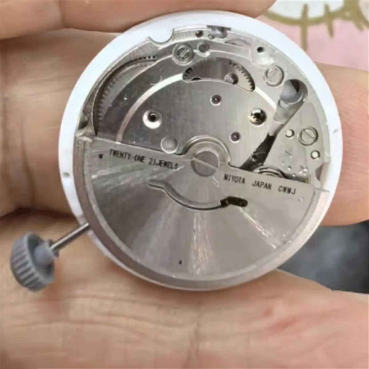 STOCK-8285 Automatic Mechanical Movement Day Date Watch Mechanism with Week At 12:00/Date At 3:00 O'Clock 21 Jewels