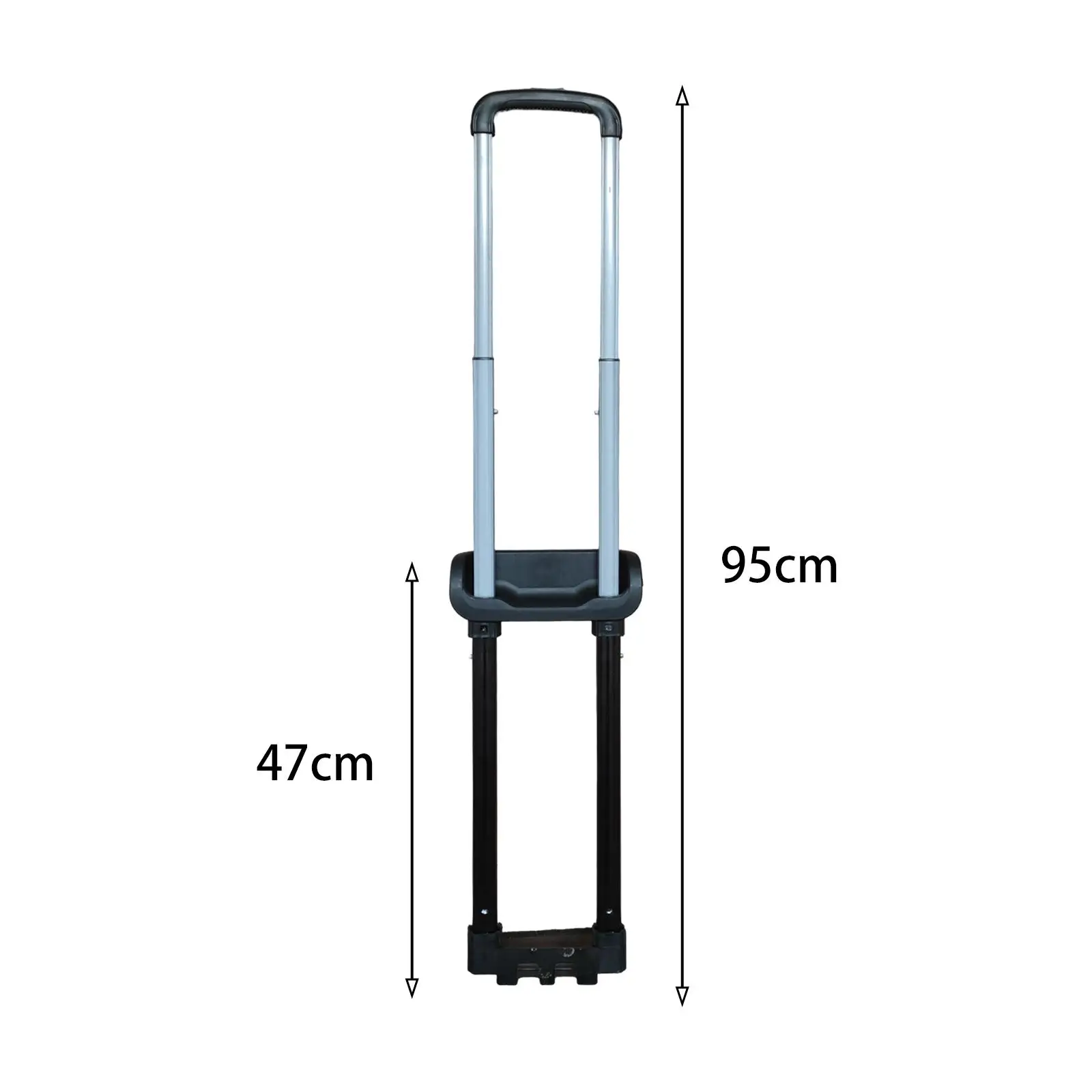 20inch DIY Suitcase Telescopic Handle Repair Parts Professional Stretchable Metal Pull Out Rod Accessories Luggage Straps