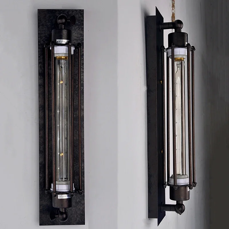 Led Light Led Wall Light Retro Loft โคมไฟห้องนอนทางเดินร้านอาหารผับบาร์ Cafe โคมไฟ Led Sconce