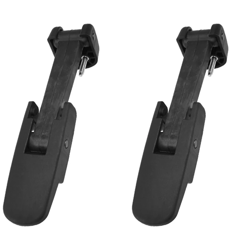 2X Black Bonnet Hood Release Rod Lock Latch For Chevy -Hummer H2 Kodiak -GMC Topkick 2003-2009