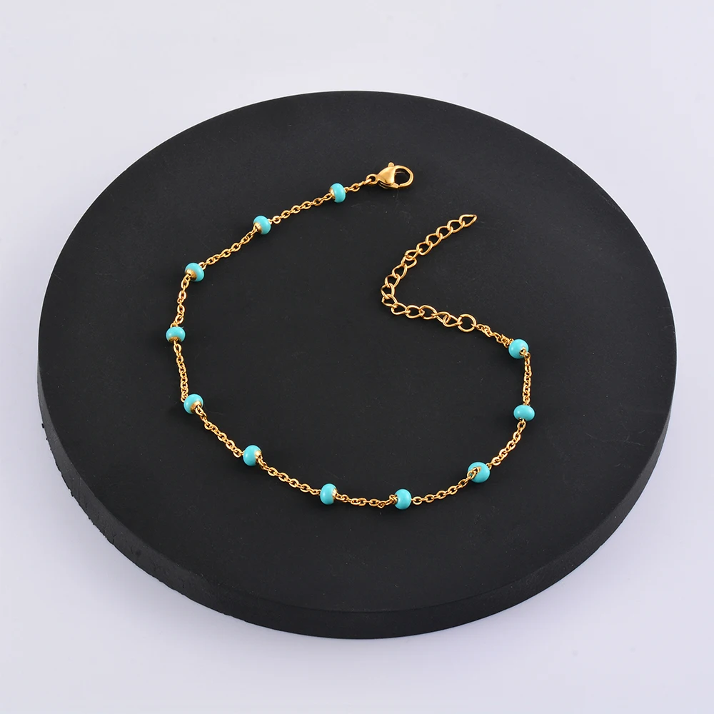 Women's Gold Plated Stainless Steel Chain Bracelet