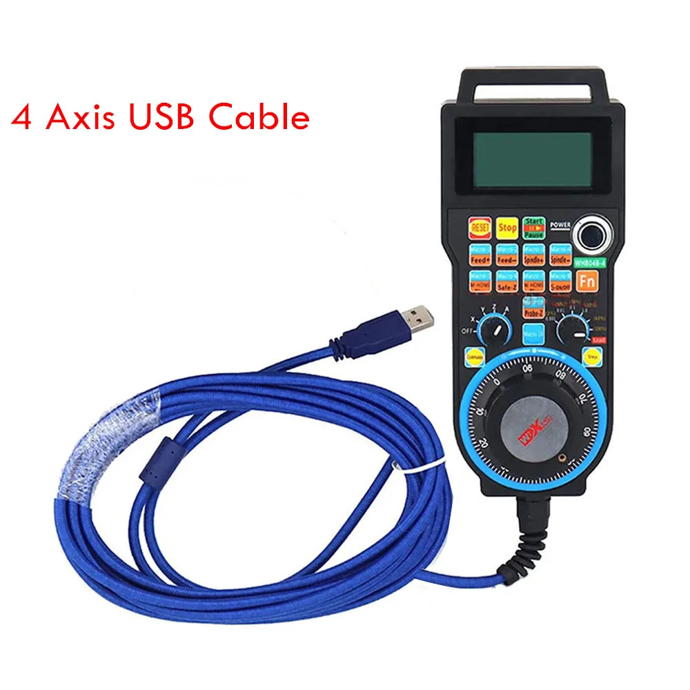 【US/EU】XHC LHB04B/WHB04B CNC Mach3 Handwiel Draadloos MPG Hangend handwiel voor freesmachine 4/6 Axis Mach3 Controller