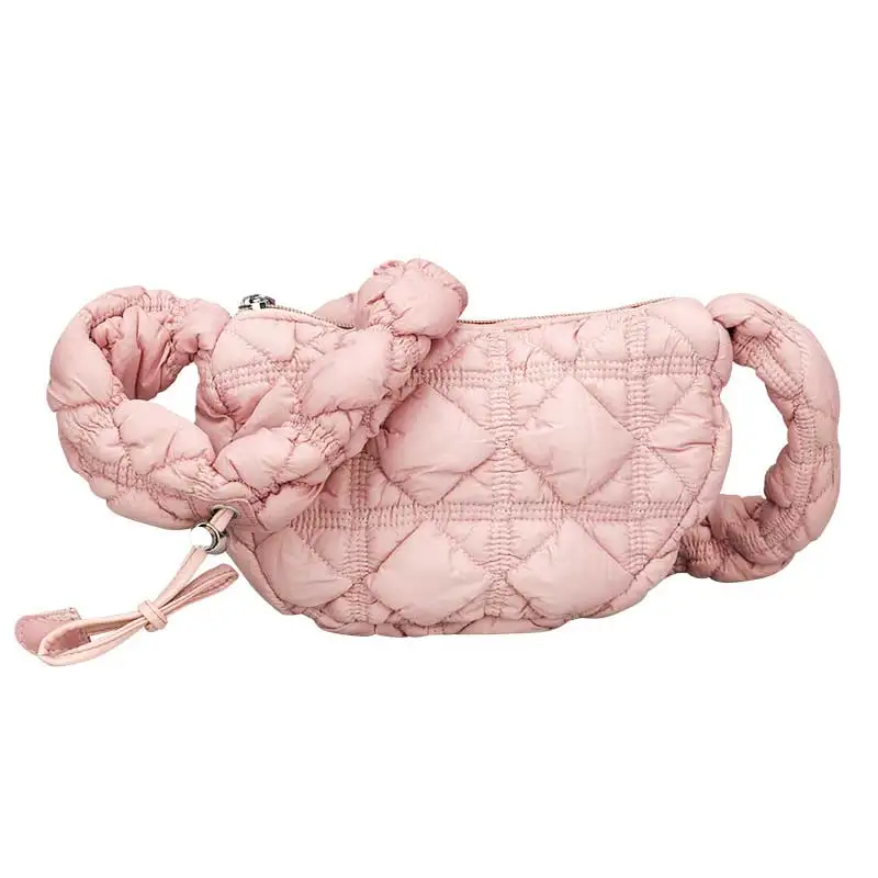 

Сумка через плечо для женщин, стеганая сумка для подмышек, пуховик, сумка на шнурке, клатч на молнии, кошелек для путешествий, покупок