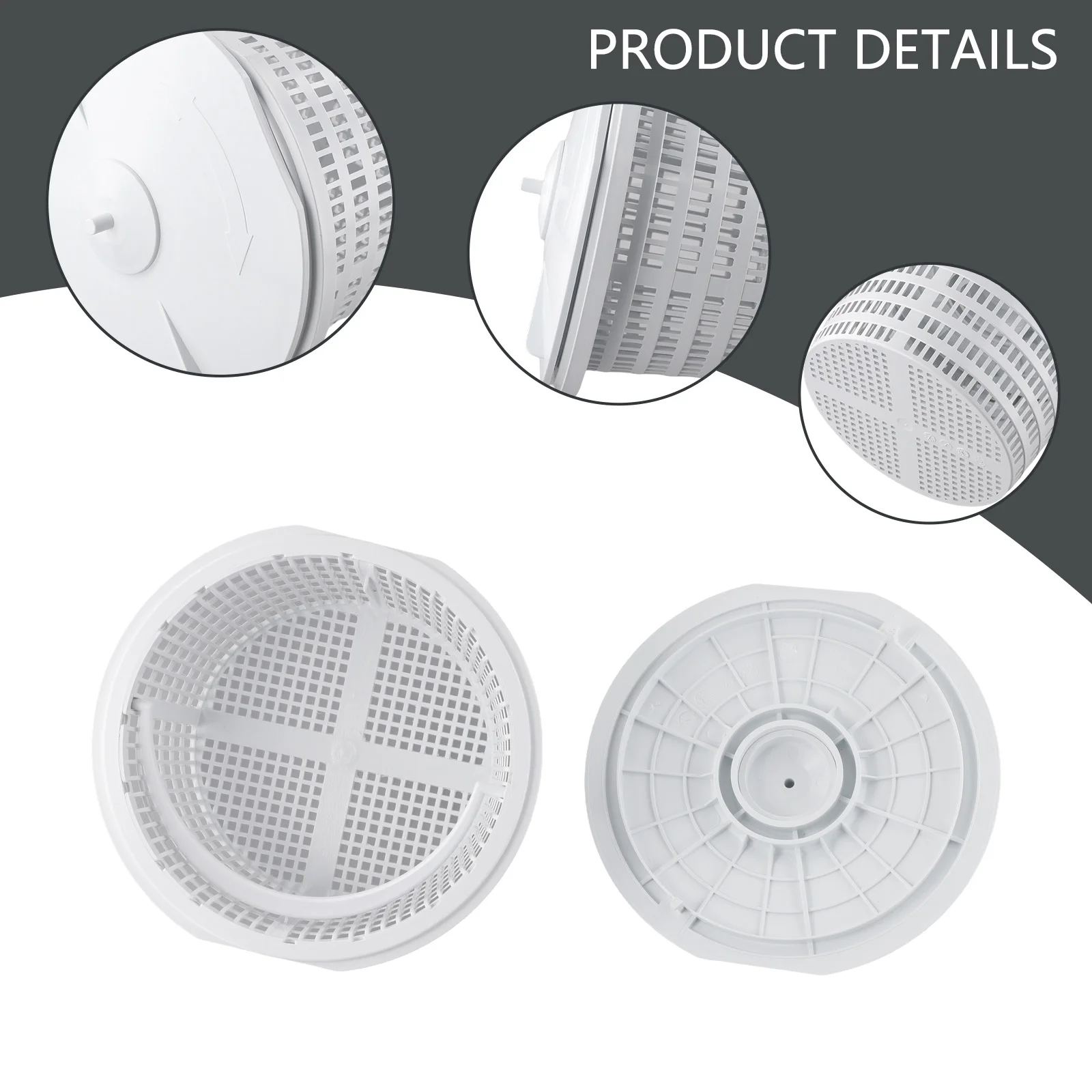 Replacement Skimmer Basket And Lid For Hayward SPX1091LX And SPX1091WM Pool Skimmer Units In Above Ground Pools