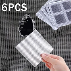 6pcs Window Screen Patch Adhesive Fix Mesh Patch Home Anti Mosquito Bug Insect Repair Screen Patch Window Screen Mesh Stickers
