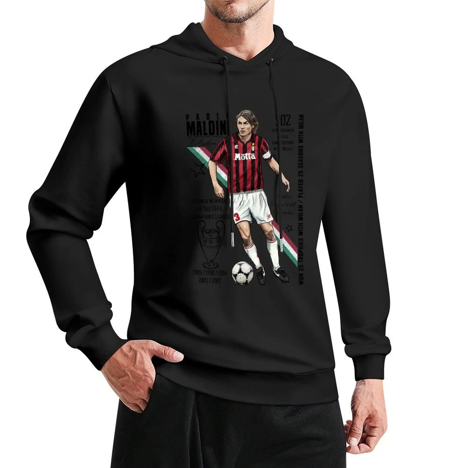 Maldini - ll Capitano Hoodie japanese style men wear korean style clothes men clothing hoodies for men