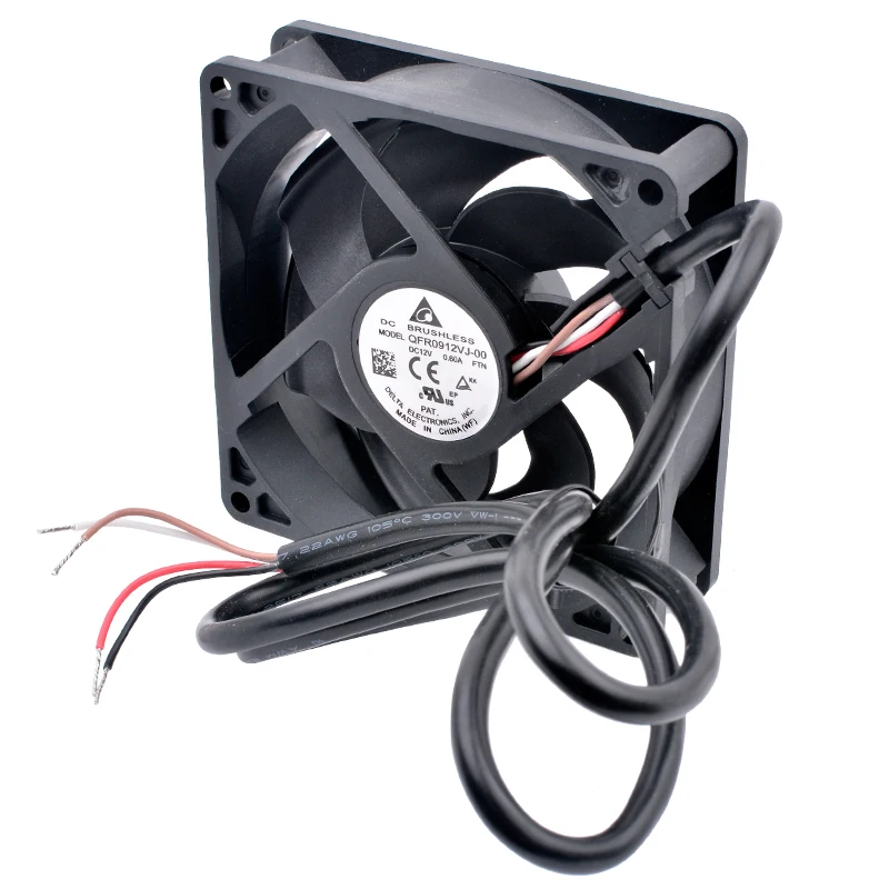 QFR0912VJ-00 FTN 9cm 92mm fan 92x92x25mm DC12V 0.60A 4 lines high-volume cooling fan for server chassis