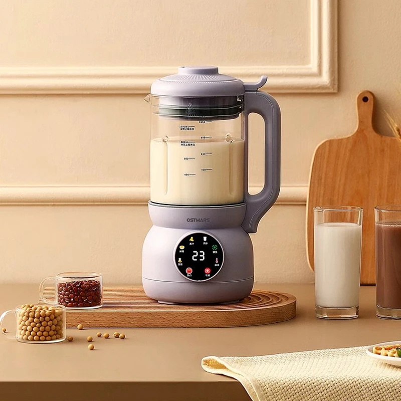 1000ML Soybean Milk Machine Automatic Intelligent Food Blender Electric Fruit Juicer Water Boiling Kettle Rice Paste Maker 220V