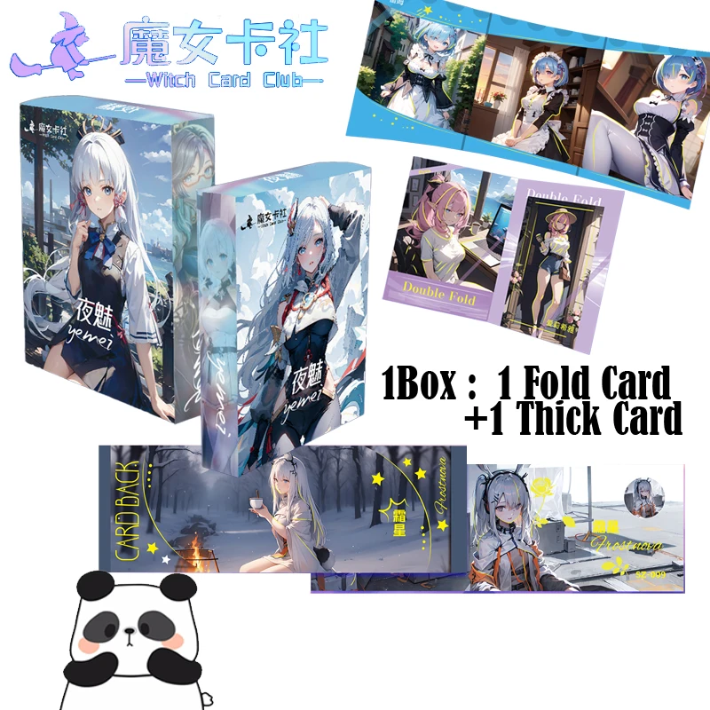 Newest Goddess Card YEMEI Hobby Game Collection Waifu Card Yae Raiden Doujin Booster Box Fold Card Toy Birthday Gifts