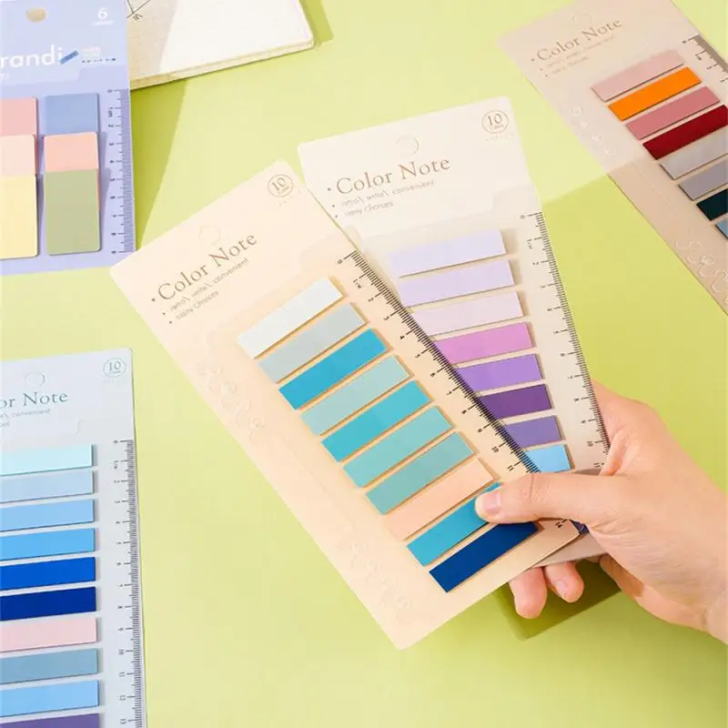 200 Sheets Colorful Sticky Notes Memo Pad Self Adhesive Label Note Bookmarks Notepad School Office Stationery Supplies