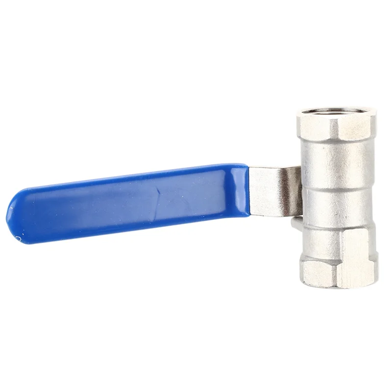 

M12K-6Pcs Шаровые краны с рычагом 1/2 дюйма и внутренней резьбой, длинная ручка, нержавеющая сталь 316, WOG1000