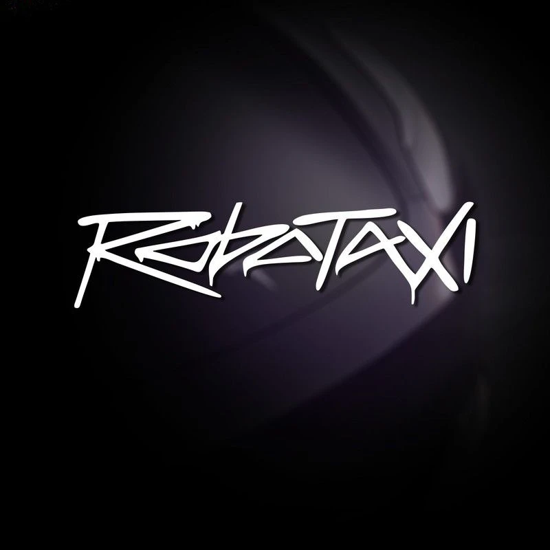 

Suitable for Tesla Glass Sticker Cyberpunk Robotaxi Autonomous Driving Triangle Window Car Body Sticker