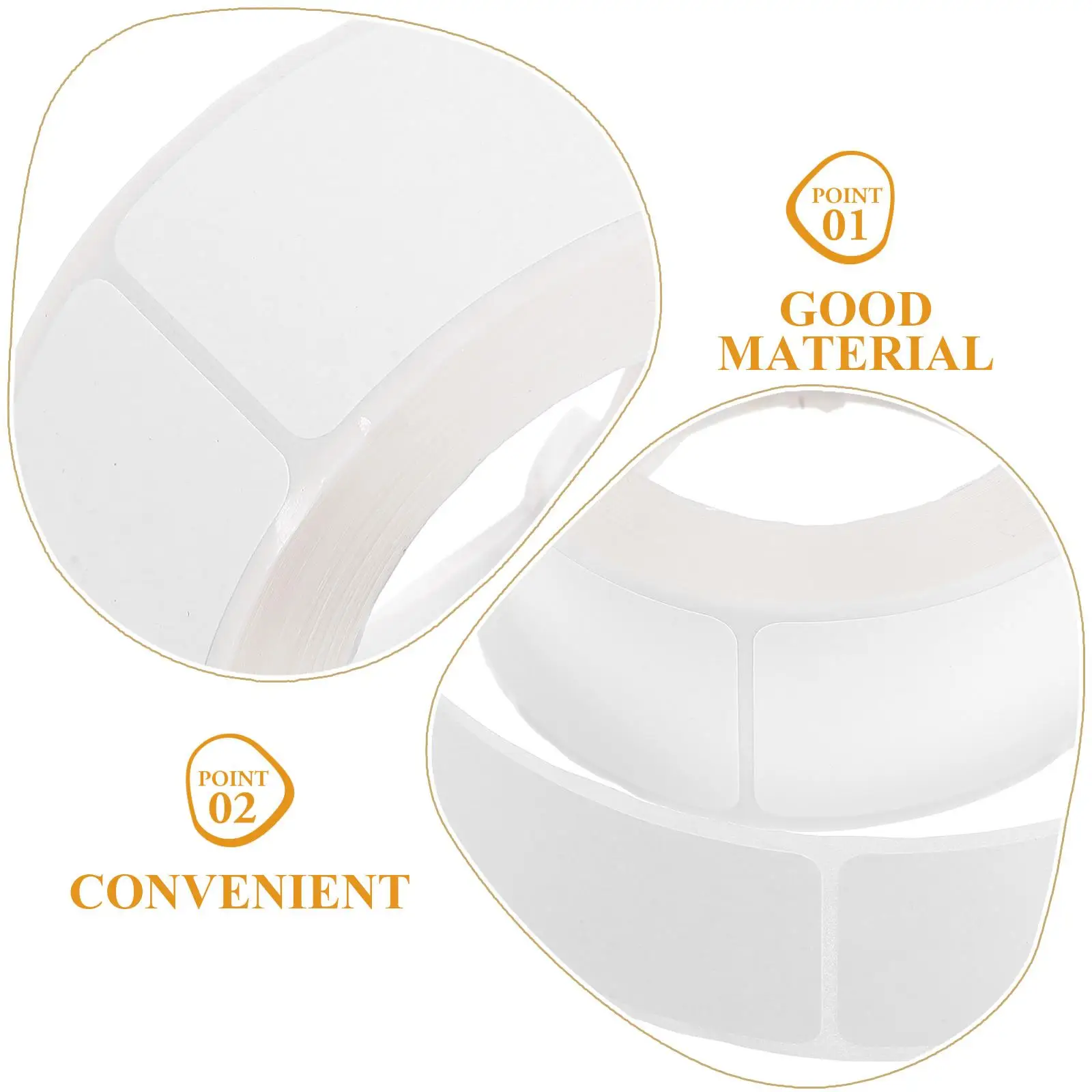 Self Adhesive Sticker Paper Labels Stickers for Organizing Removable Tape Name Tags Paper Labels Folder Tab Index