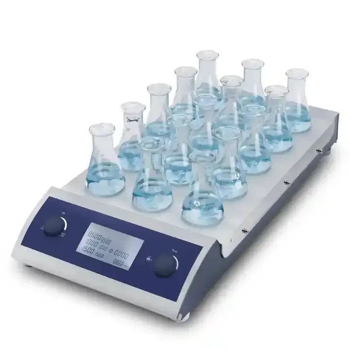 

MS-T-S15 Aluminum Work plate Laboratory Digital Multi Channel 15 Position Magnetic Stirrer