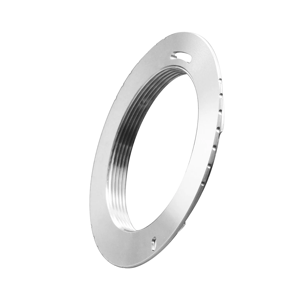 LinGo Mount Adapter Ring M42-PK for M42 Screw Mount Lens to for Pentax K PK Camera K-01 K5 K7 K100 K200 KR KX K7 Black Silver