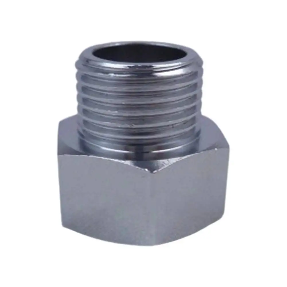 Garden Irrigation Adapter Copper Faucet Adapter Accurate Threads Chrome Plated Copper Hassle-free Installation For Garden Use
