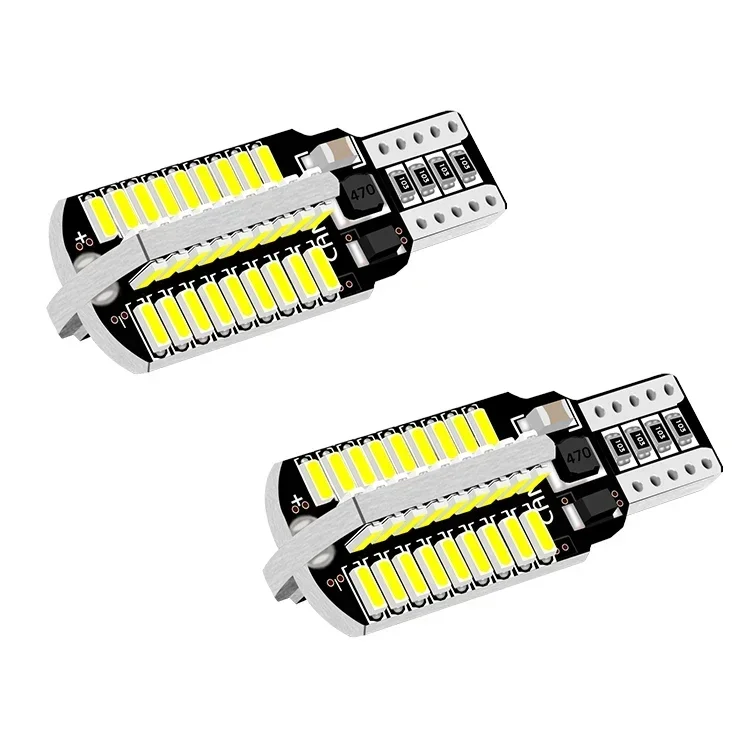 4pcs W16W T15 LED T16 Bulb Canbus Backup Reverse Led 921 912 LED Bulbs 72SMD 4014 Auto Car Interior Brake Stop Lamp Error Free