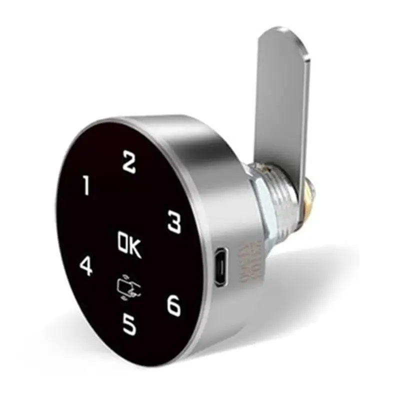 AEE2-Electronic Locker Cabinet Combination Lock,Smart Electronic Cabinet Lock, Keyless Door Lock,With Two Unlocking Methods