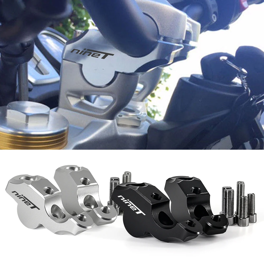 

Motorcycle Handlebar Riser Drag Handle Bar Clamp Extend Adapter For BMW R nineT R nine T Pure RnineT Scrambler Urban G/S 2014 -