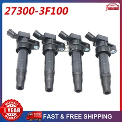 4PCS New Car Ignition Coils 27300-3F100 For Hyundai Tucson Santa Fe Equus For Kia Sportage Sorento Forte Optima 27301-3F100