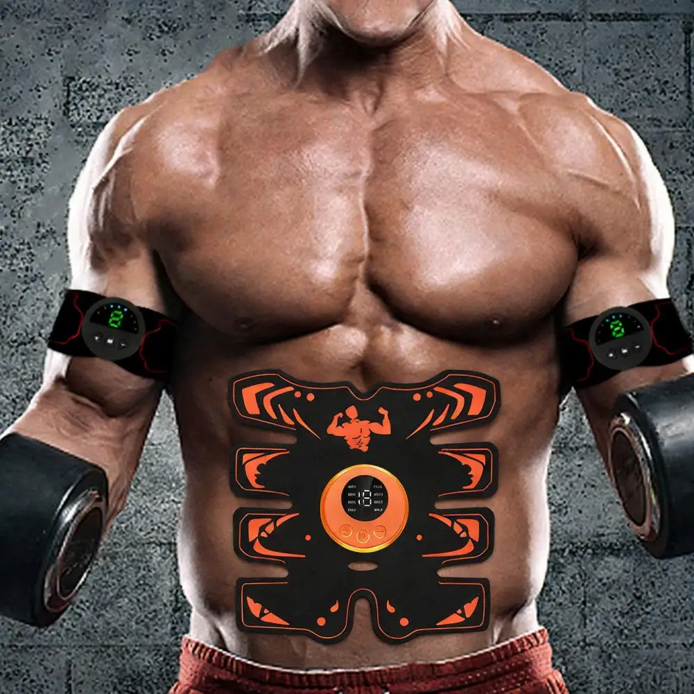 

Abdominal Toning Belt Electronic for party Gift Muscle Stimulator Portable AB Stimulator Toner Home Office Slimming Massager Fit