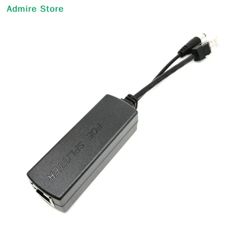[G]48V To 12V POE Connectors Adapter Cable Splitter Injector Power Supply Module for Security Camera CCTV Surveillance