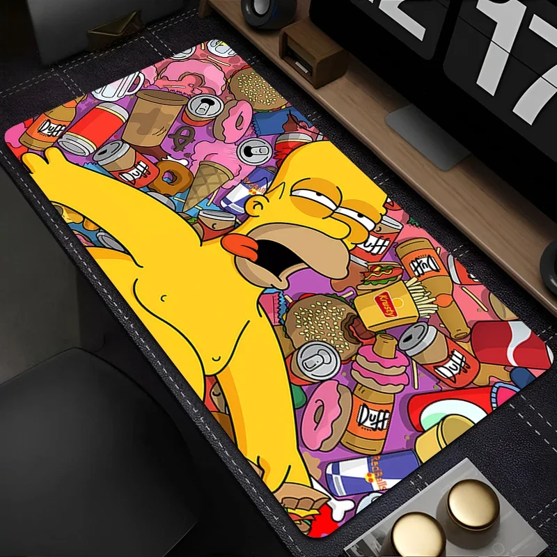 لوحة ماوس للكمبيوتر المحمول HD طباعة لوحة ماوس أنيمي ملحقات ألعاب الكمبيوتر لوحة المفاتيح الكمبيوتر S-simpsonses الكرتون سطح المكتب ماوس حصيرة