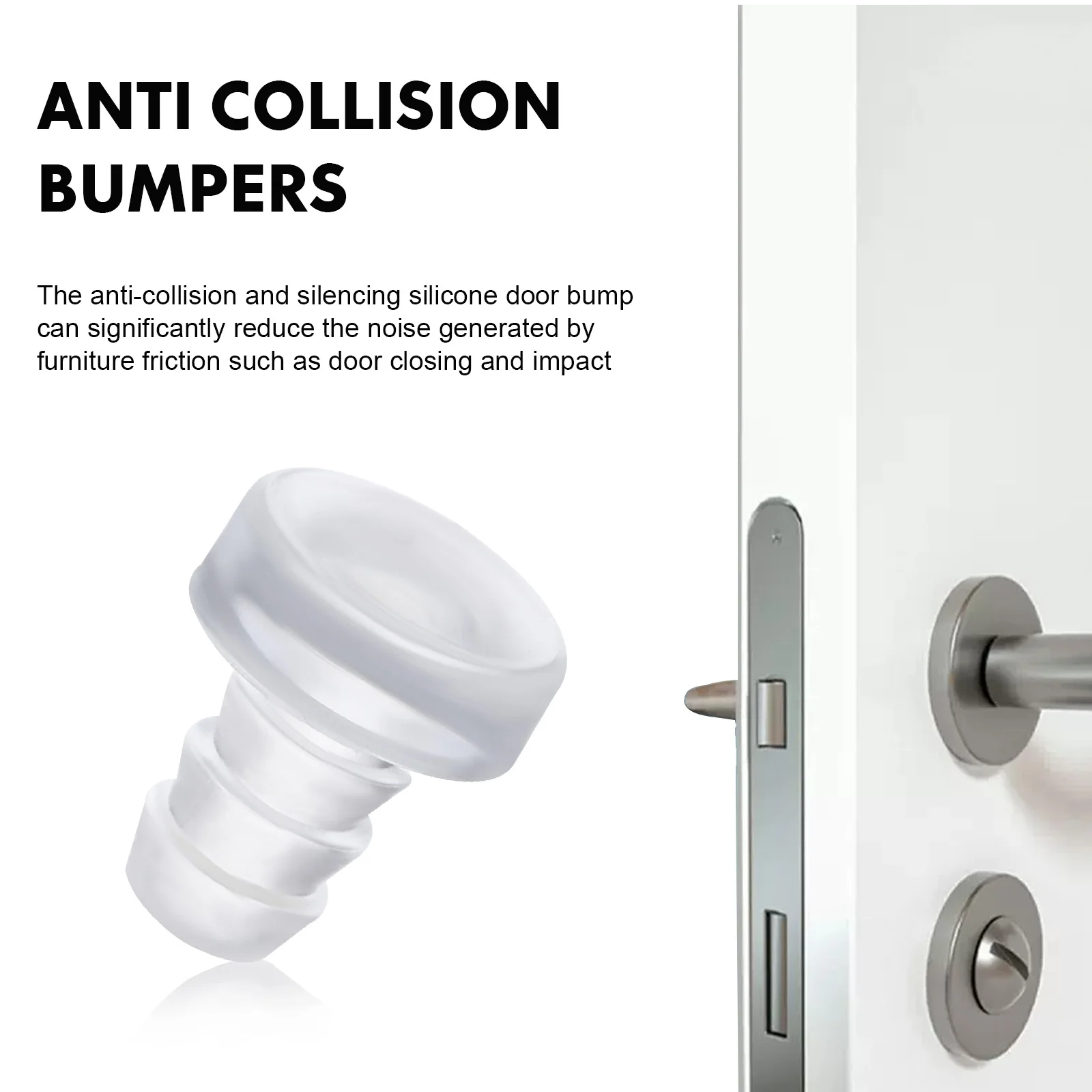 

PVC Cabinet Bumpers Transparent Stopper Furniture Door Bumper Transparent Protection Anti Collision Noise Reduction