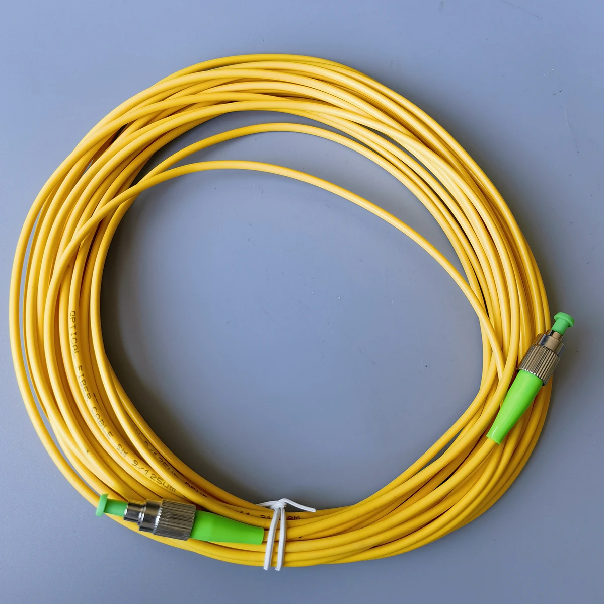 Fc/APC-FC/Apc 5M/10M Fiber Optic Patch Cord Single Mode Simplex Core 3.0Mm Fiber Patch Kabels Ftth Indoor Verlengkabel