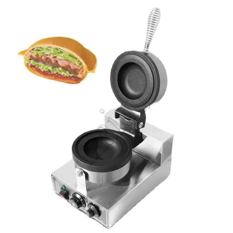 UFO Burger Machine Ice Cream Hamburg Maker Commercial Rotary 110v 220v Gelato Panini Press Machine