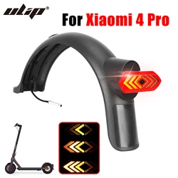 Ulip Scooter Upgrade Turn Taillight For Xiaomi 4 Pro Original Mudguard Tyre Splash Fender With Turn Taillight Accessories Parts