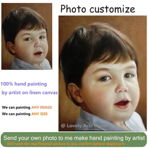 Lukisan cat minyak yang dilukis dengan tangan di atas Kanvas, Lukisan Kustom Sesuaikan Lukisan Cat Minyak Potret Dari Foto, Seni Dinding Untuk Dekorasi Ruang Tamu 12 poster opera penjualan terbaik - №