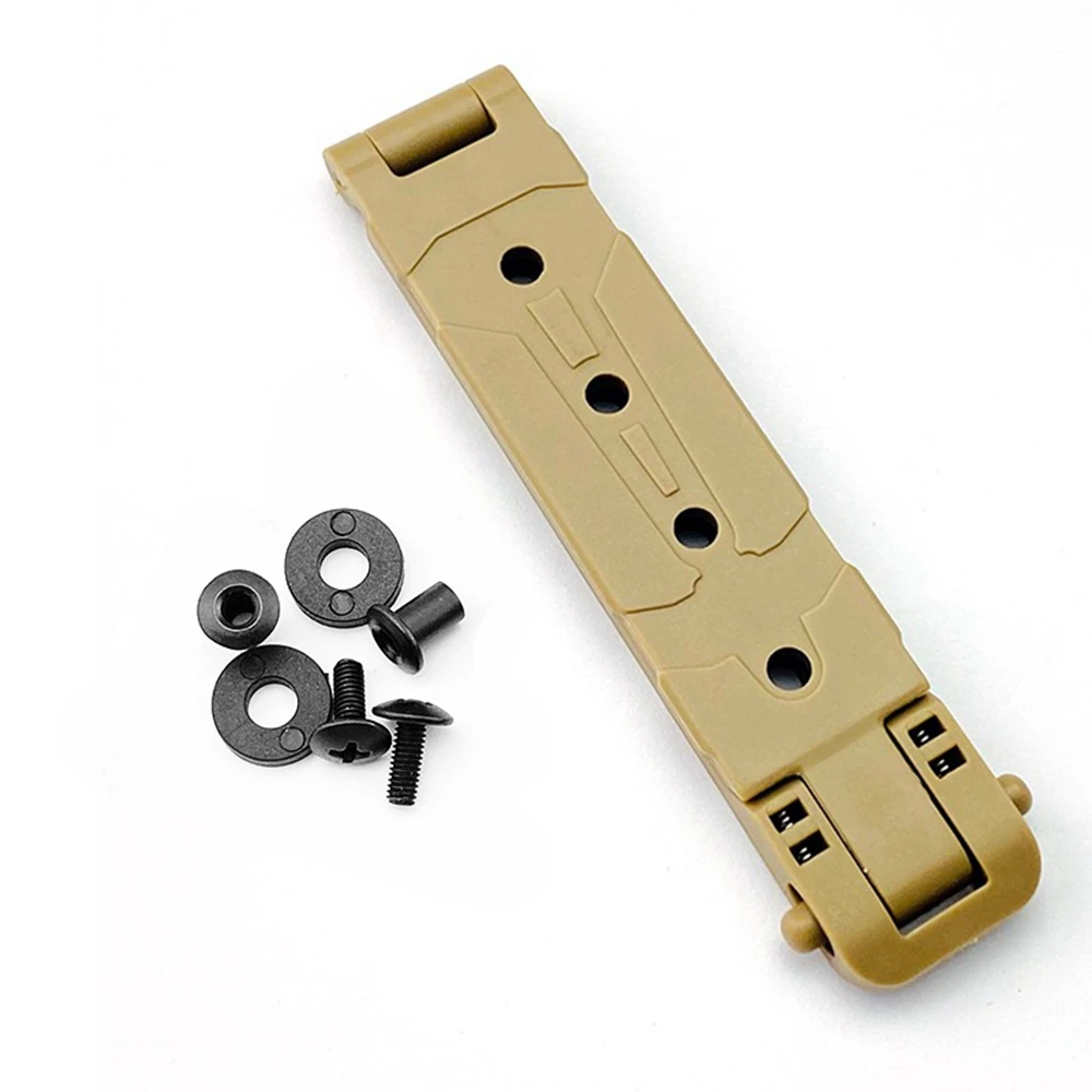 Tan Color MOLLE-LOK Scabbard K Sheath Waist Clip System K Scabbard Clip Clip Buckle Back MOLLE KYDEX Sheath Carrying Scabbard