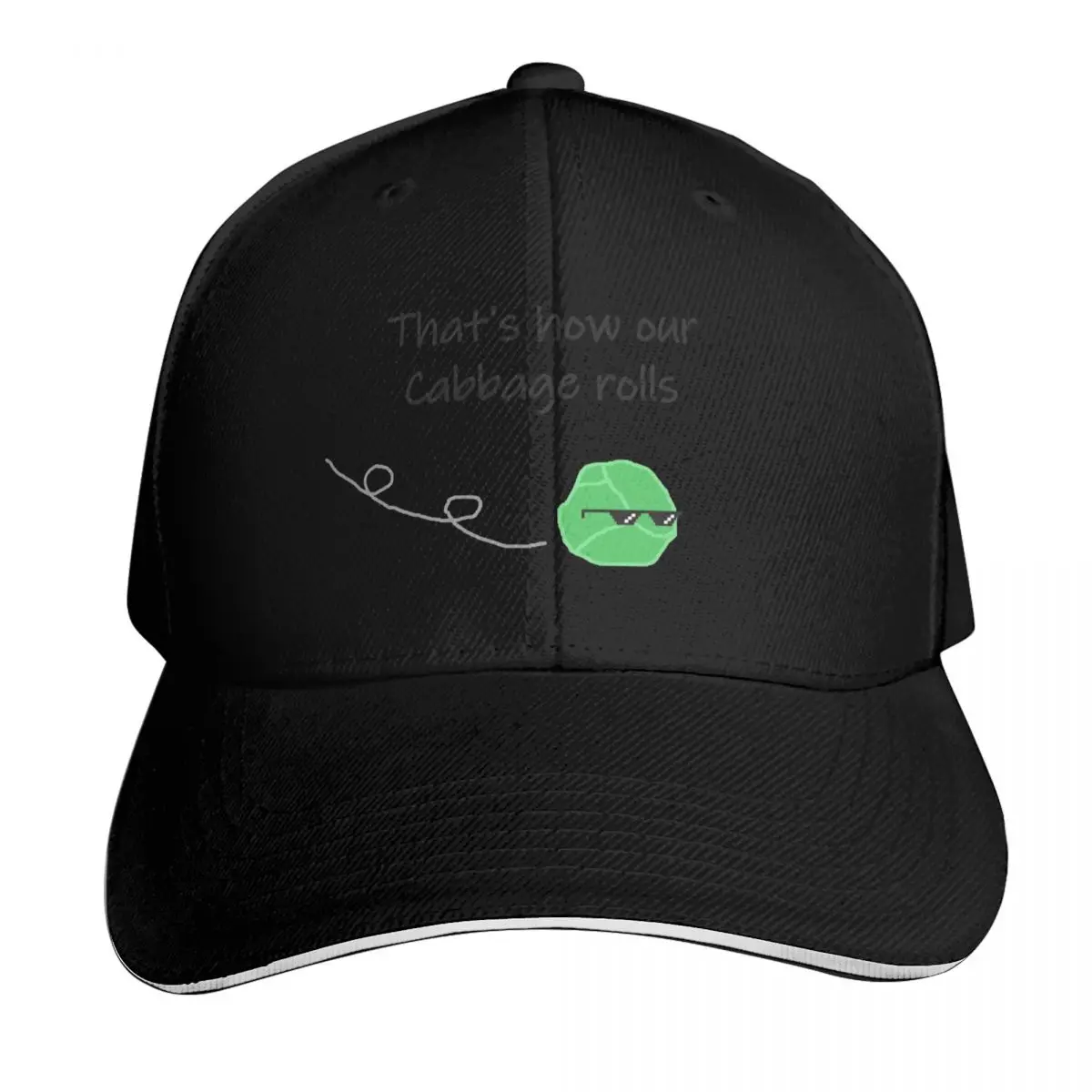 Cartoon Cabbage Rolls Baseball Cap Hat men sun hat Ball Cap Hood Men's Caps Women's