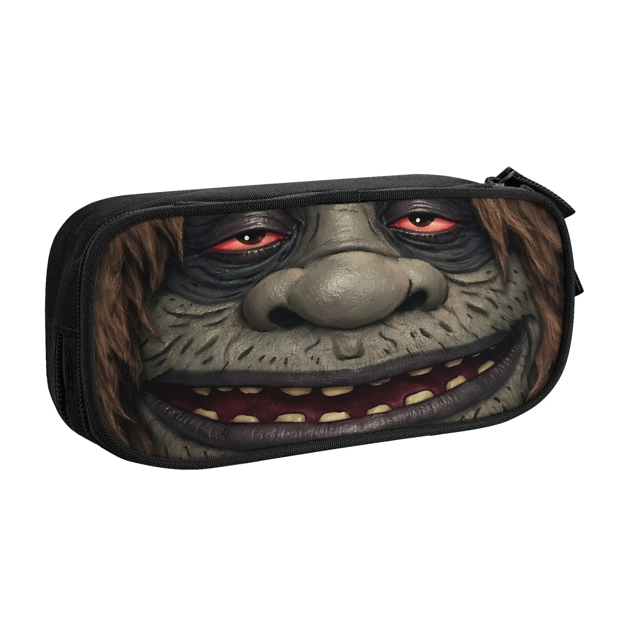 1 piece Lightweight cartoon primate badge  Pencil Case Student Pen Bag The Big Lez Show School Stationery Bag