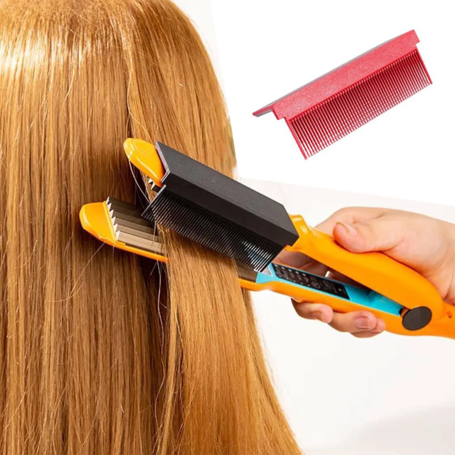 V Type Straightening Comb Attachment for Hair Stylist Tool - Fits Hair Straightening Flat Iron