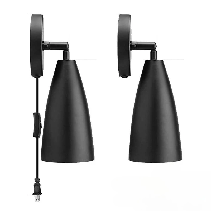 

American Minimalist Wall Lamp Industrial Style Retro Loft Wrought Iron Lamp Bedroom Bar Restaurant Corridor Lights