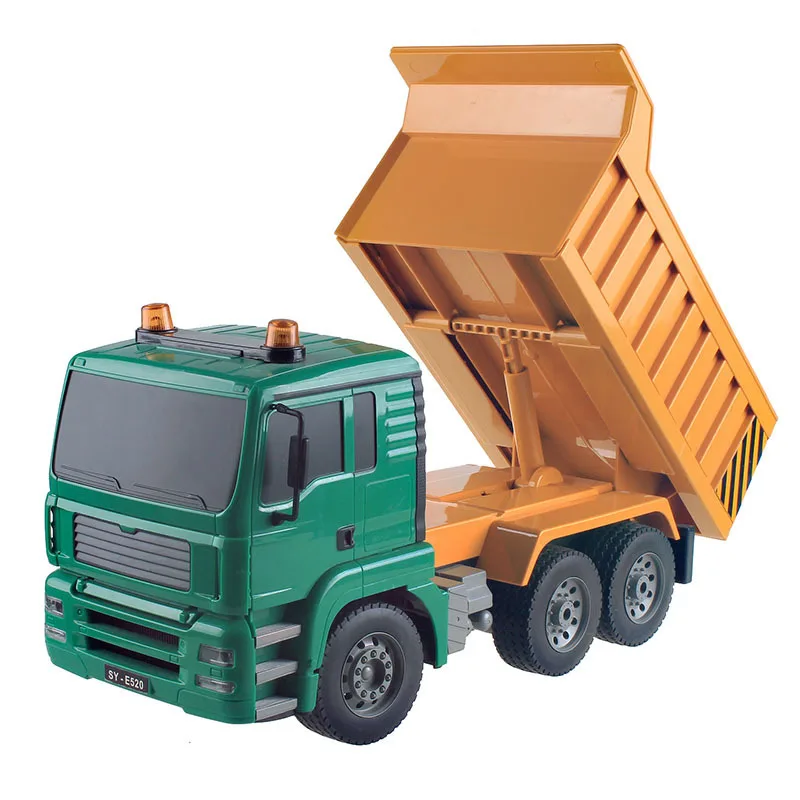 Double Eagle E520 1:20 RC Cars 2.4G 8Ch Remote Control Dump Truck Toy Simulation Engineering Vehicle Boys Girls Children Gifts