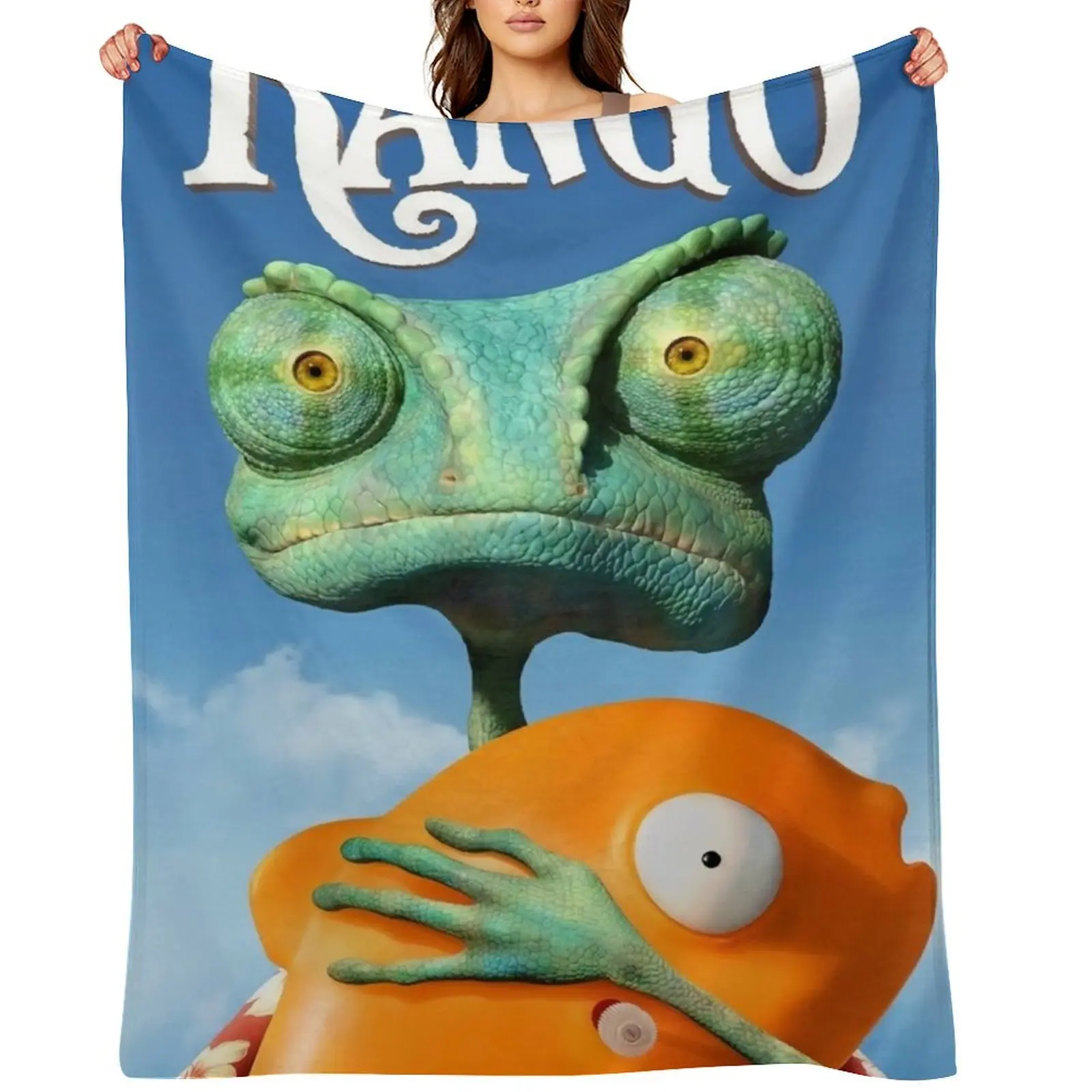 

Fun Rango Throw Blanket For Decorative Sofa sofa bed Sofa Furrys Blankets