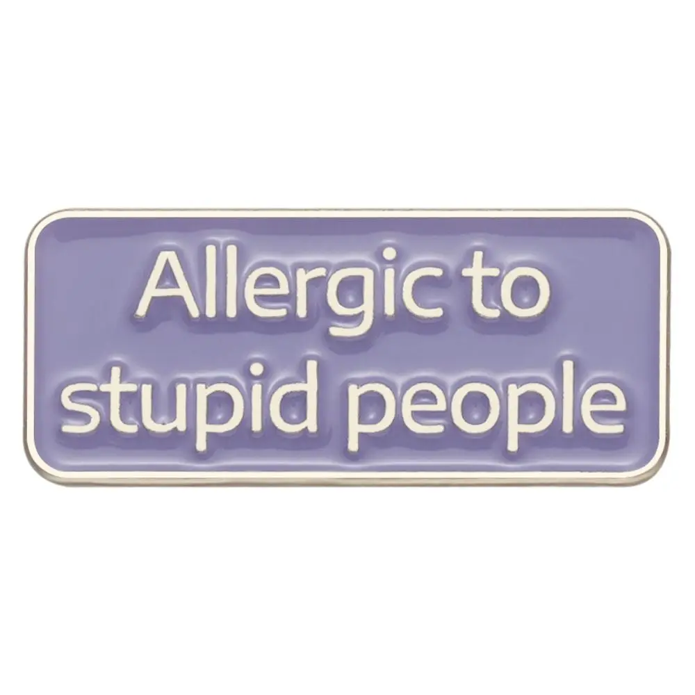 

Cartoon Alloy English Alphabet Enamel Brooch Animal Letters Punk Pins Text Numbers Metal Badge Gift for