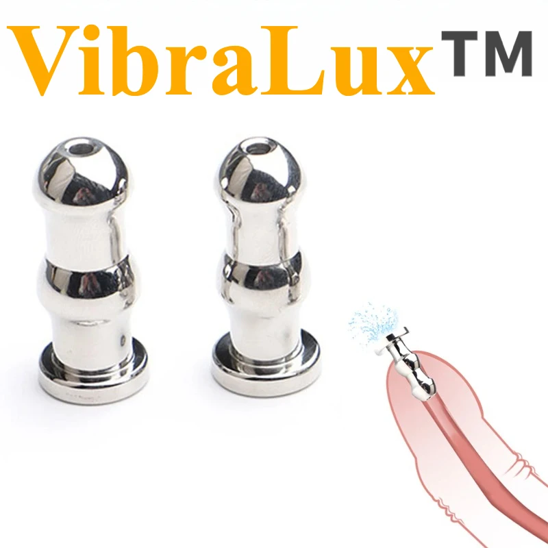 VibraLux Masturbation device Male sex toy Masturbation device Metal urethral catheter Male urethral dilator penis