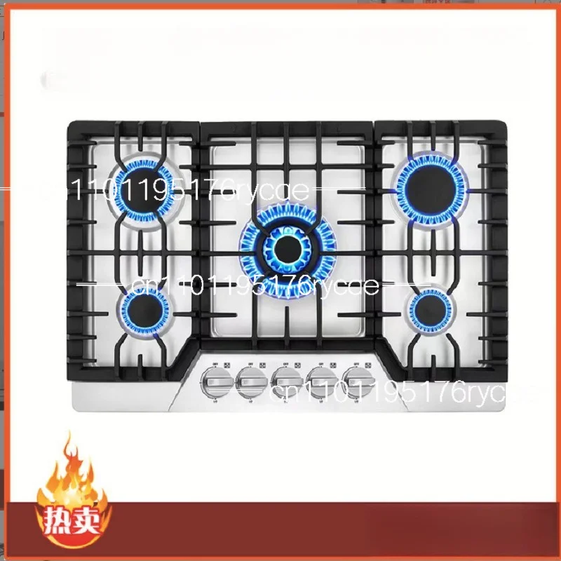 Gas stove Multi-head stove Cooking utensil Stainless steel gas stove with table insert dual-purpose