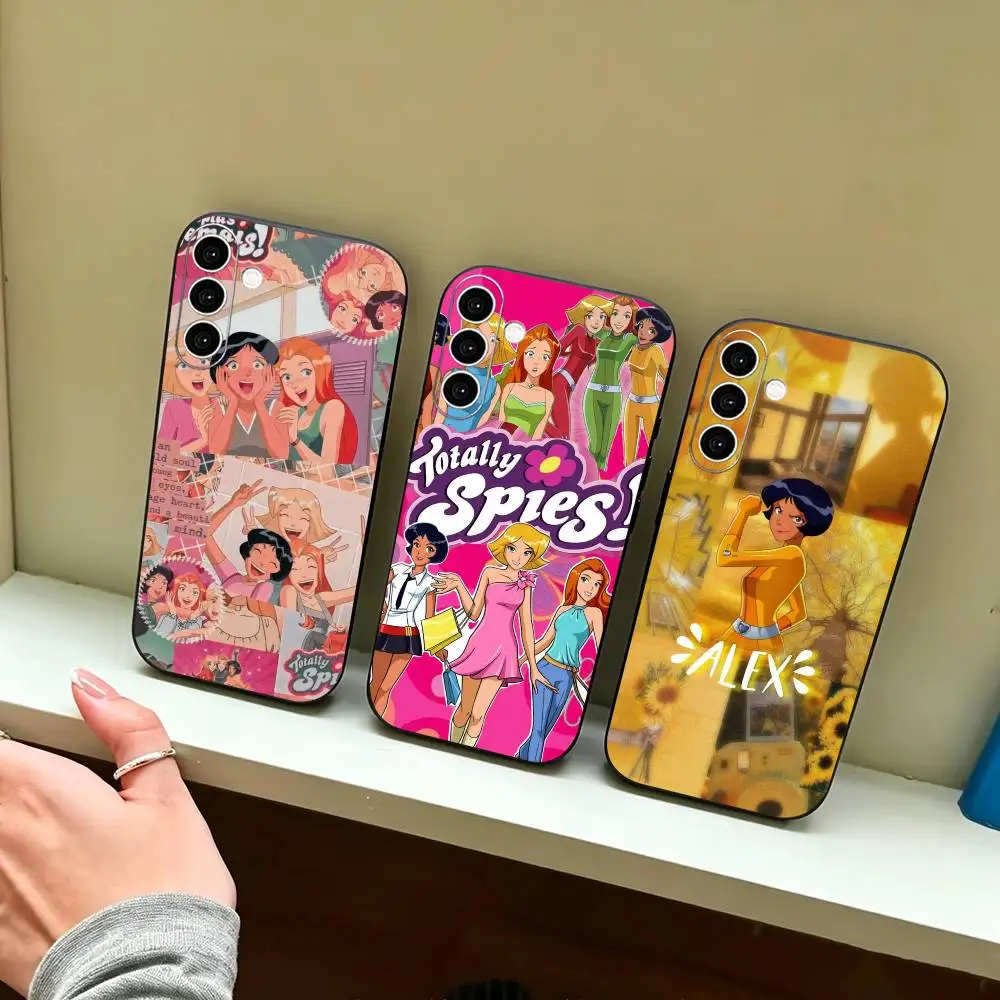 Cool gIrl Totally S-Spies  Phone Case For Samsung Galaxy A73,A72,A71,A70,A53,A52,A51,Soft Silicone Black Cover