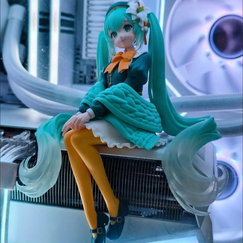 HATSUNE MIKU Lily Fairy Flower Elf Instant Noodle Druckperiphere Ornamente Pixiv Trendy Play Anime Figur Bandai Banpresto