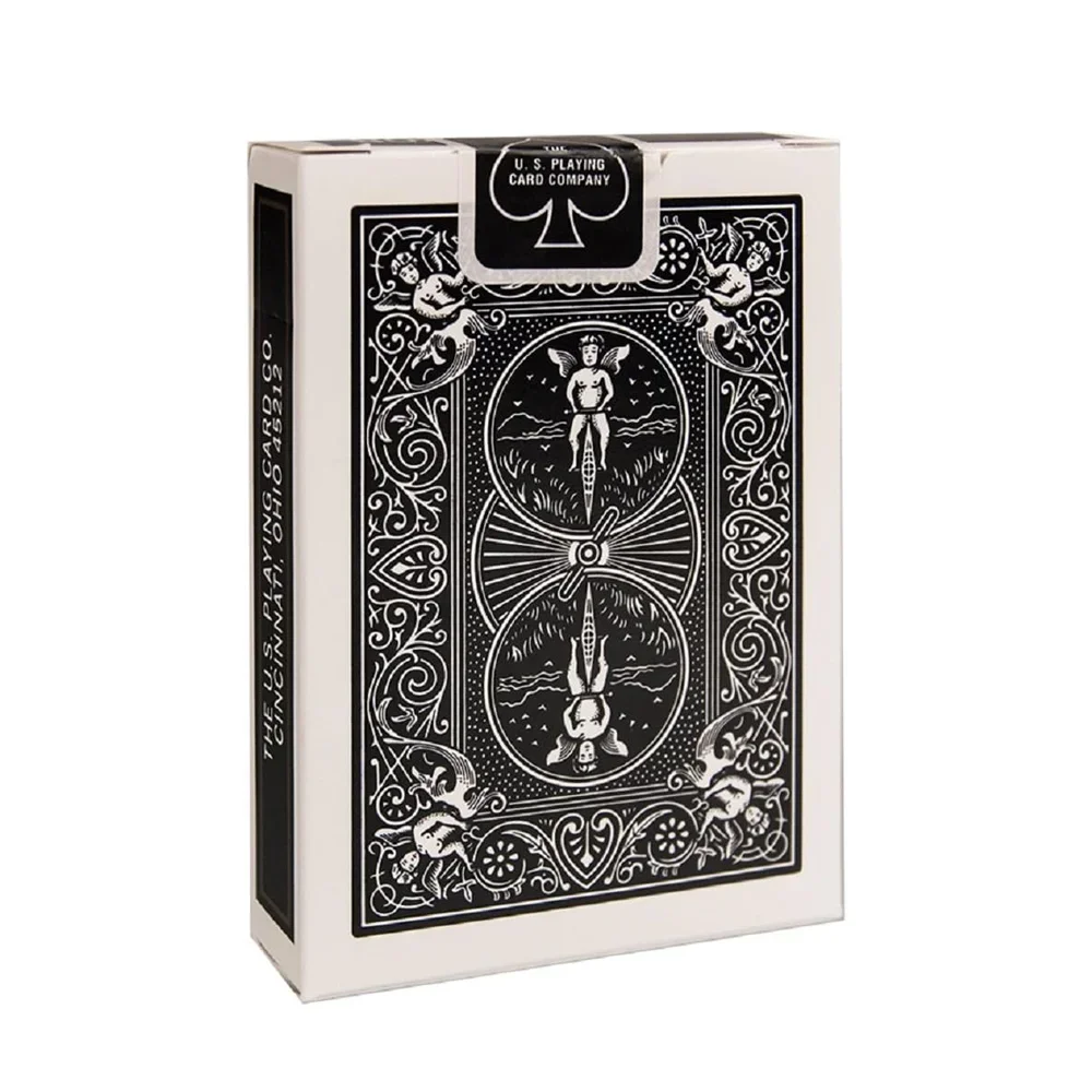 AliExpress Bicycle Black Playing Cards - Double Face Gaff Decks for Tricks, Standard Rider Back in Poker Decks