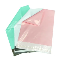 10Pcs Pink/White/Green Plastic Express Bag Small Courier Bags Self Seal Adhesive Shipping Envelope Mini Gift Packaging Pouches