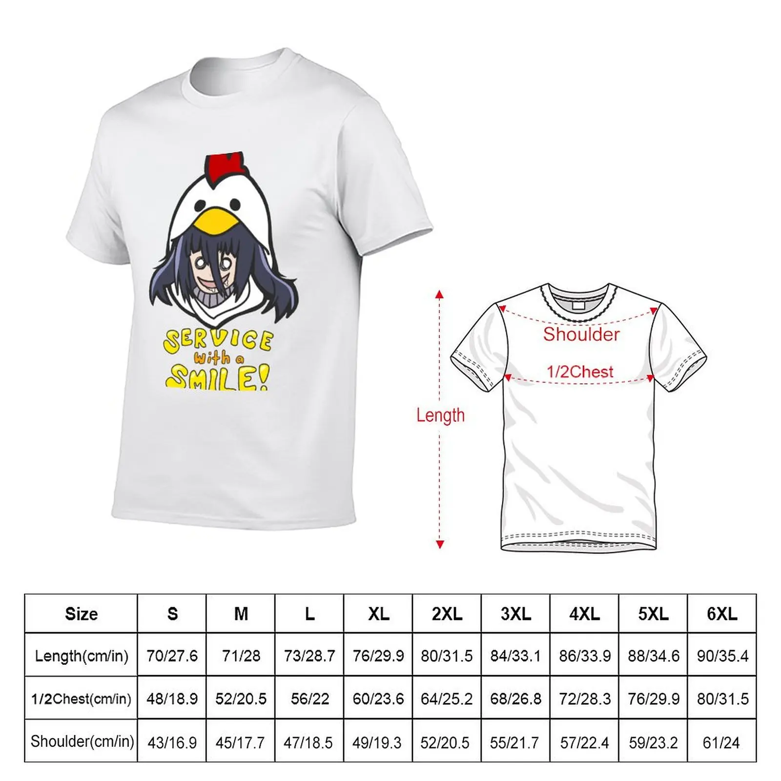 Zombieland Saga - Tae's Chicken Service T-Shirt t shirt man luxury man t shirts high quality luxury brand T-Shirt