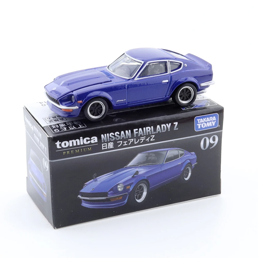 Takara Tomy Tomica Premium 09 Nissna Fairlady Z Scale 1/58 Metal Cast Car Model Vehicle Toys for Children Collectable New