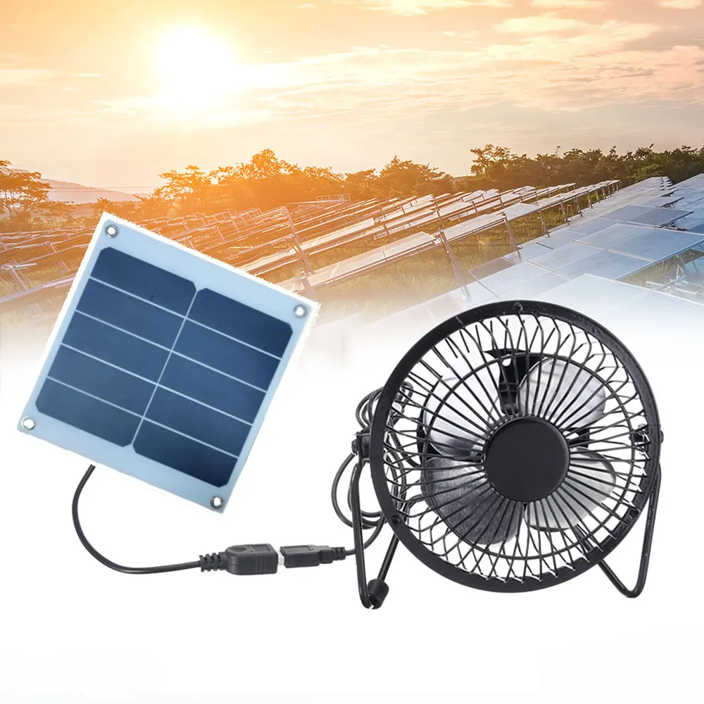 

10 Вт вентилятор с солнечной панелью, зарядка через USB, уличная система вентиляции для дома, куриного дома, автофургона, беседки, автомобиля