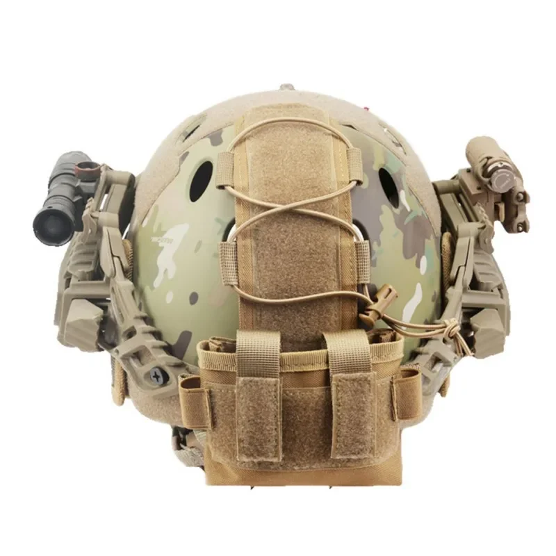 Tactical FAST Helmet Cover Pouch Removable MK2 Battery Case Helmet Airsoft Hunting Camo Military Combat Counterweight Bags